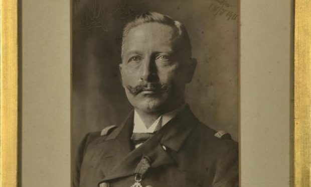 To go with story by Barrie Daglish. Submitted pics for Tom Peterkin's P&amp;J col of 11/11/20. Picture shows; Portrait of Kaiser Wilhelm II. Don't know.. Supplied by Daisy Hurst Pub. Date; Unknown